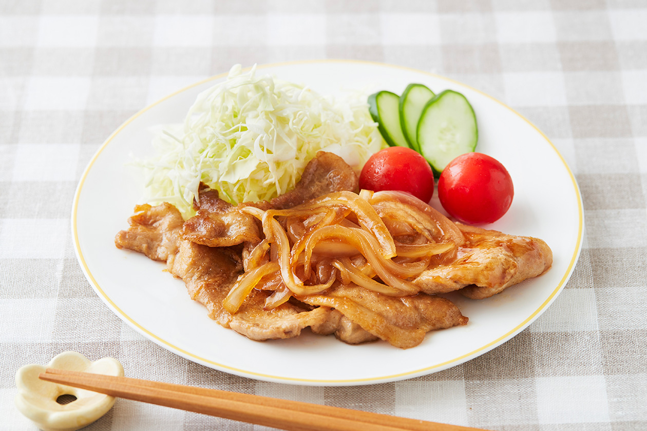 にごり酢ダレのしょうが焼き