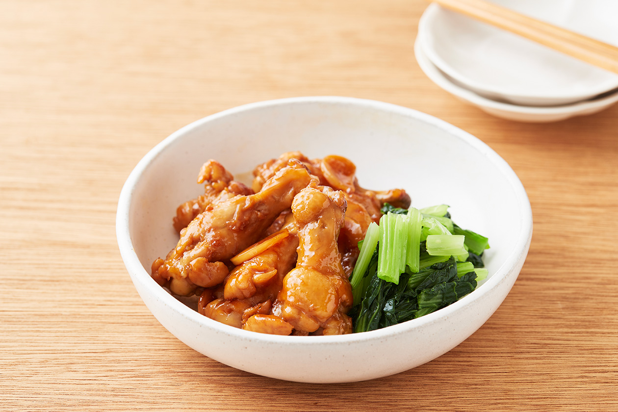にごり酢で作る鶏肉のさっぱり煮